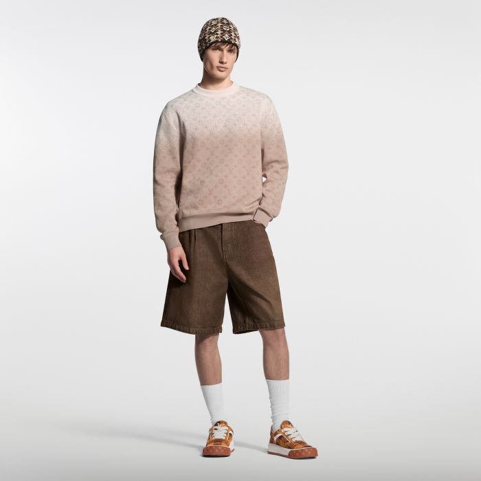 NIGO Louis Vuitton Monogram Long-Sleeved Crewneck 1AJTX9 #nigo337083