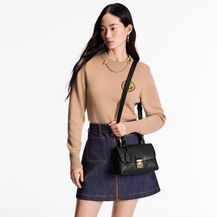NIGO Louis Vuitton Madeleine BB Bicolor Monogram Empreinte Leather Handbags #nigo337105