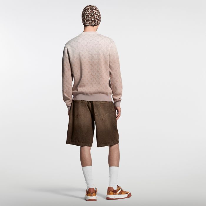 NIGO Louis Vuitton Monogram Long-Sleeved Crewneck 1AJTX9 #nigo337083