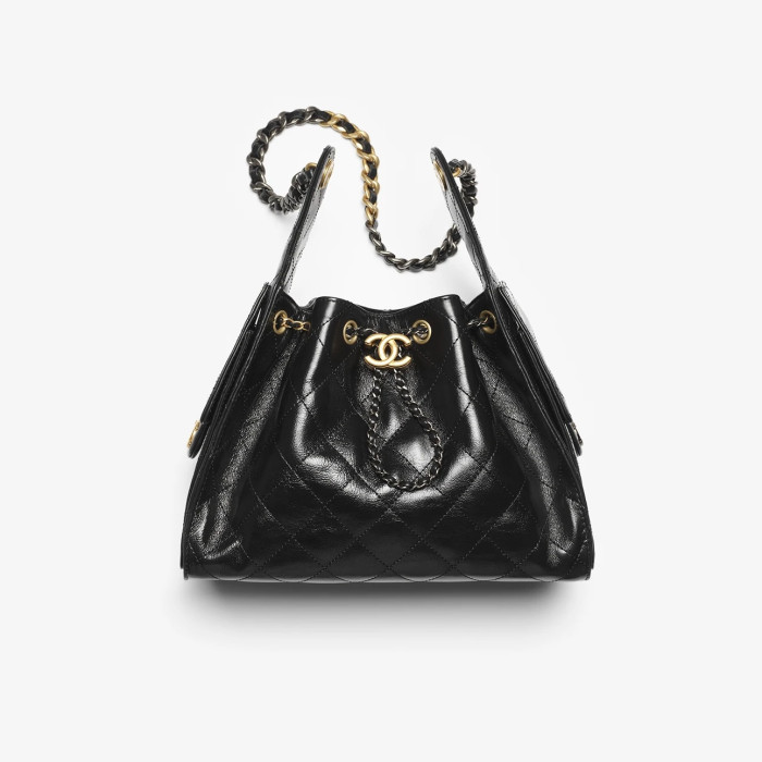 NIGO Chanel 25 Mini handbag Metallic Grained Calfskin #nigo333968