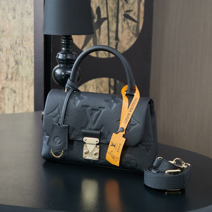 NIGO Louis Vuitton Madeleine BB Bicolor Monogram Empreinte Leather Handbags #nigo337105