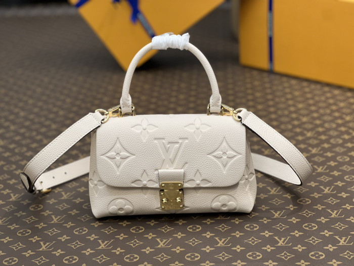 NIGO Louis Vuitton Madeleine BB Bicolor Monogram Empreinte Leather Handbags #nigo337105