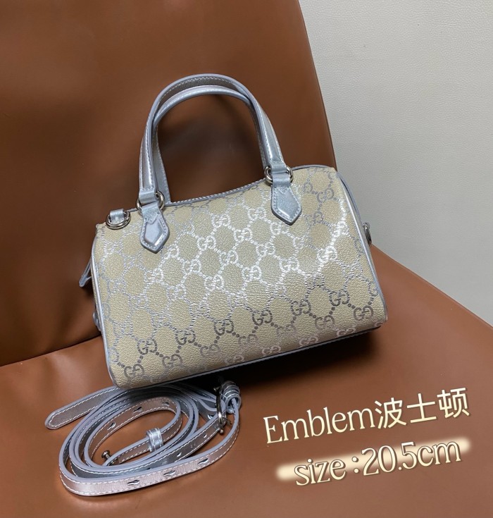NIGO Gucci GG Emblem Small Boston Bag #nigo337066