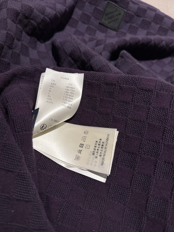 NIGO Louis Vuitton Damier Jacquard Short-Sleeved Crewneck #nigo337091