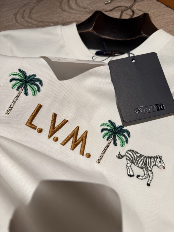 NIGO Louis Vuitton LV x The Darjeeling Limited Embroidered Short-Sleeved Crewneck #nigo336997