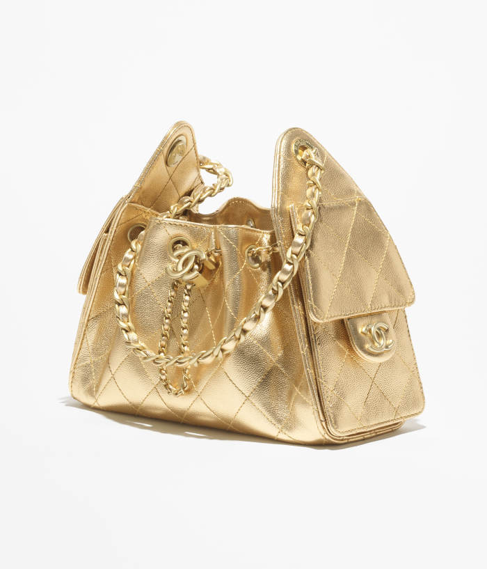 NIGO Chanel 25 Mini handbag Metallic Grained Calfskin #nigo333968