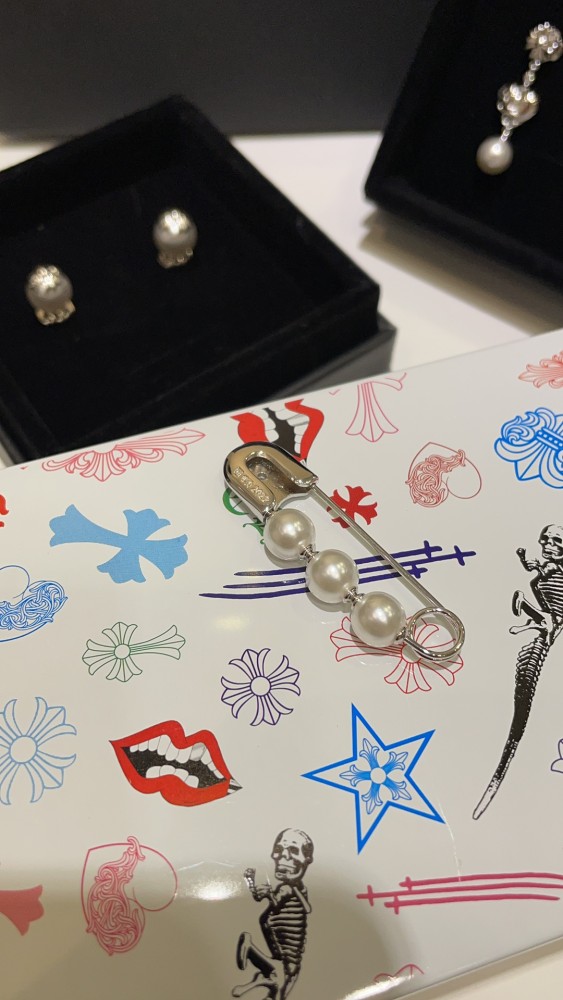NIGO Chrome Hearts x Mikimoto Cross Pearl Pin Brooch #nigo337154