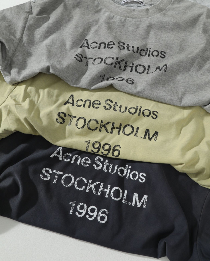NIGO Acne Studios Logo T-shirt Relaxed Fit Cotton #nigo337208