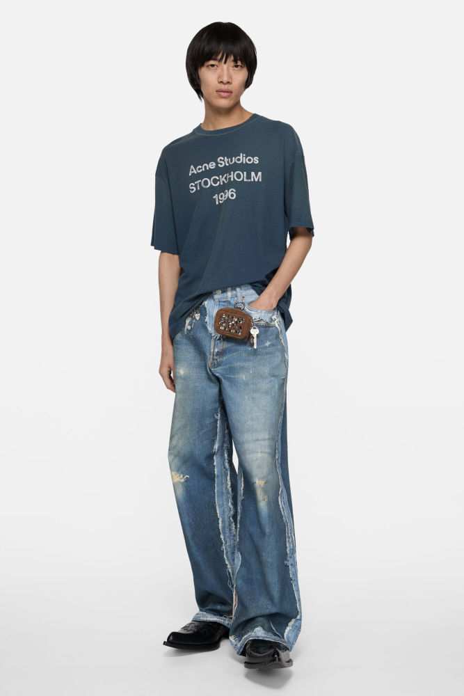 NIGO Acne Studios Logo T-shirt Relaxed Fit Cotton #nigo337208