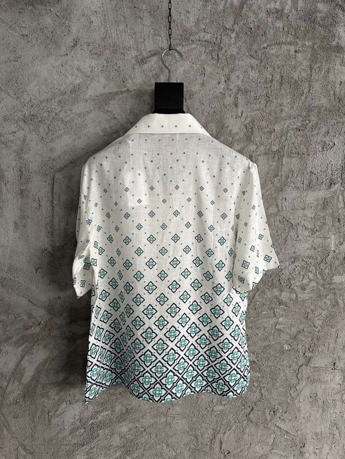 NIGO Casablanca Gradient Monogram Linen Shirt Shorts #nigo337182