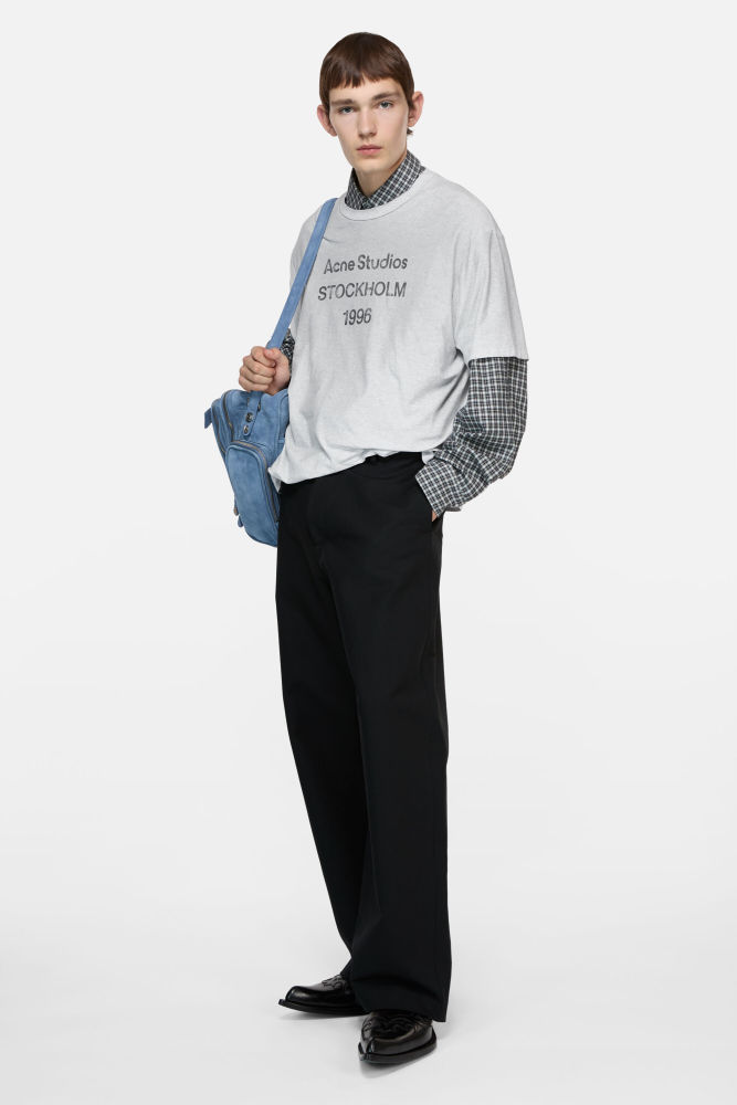 NIGO Acne Studios Logo T-shirt Relaxed Fit Cotton #nigo337208