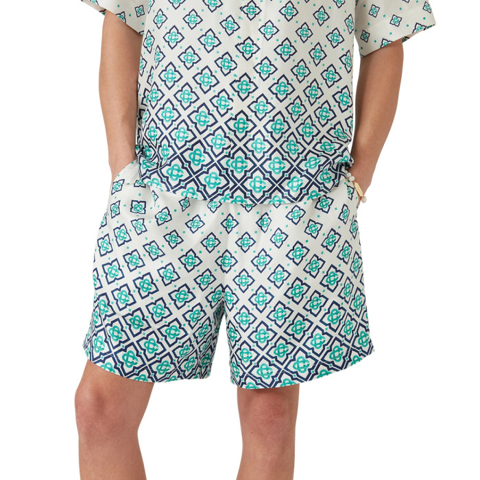 NIGO Casablanca Gradient Monogram Linen Shirt Shorts #nigo337182