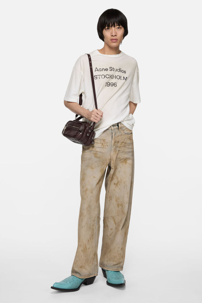 NIGO Acne Studios Logo T-shirt Relaxed Fit Cotton #nigo337208