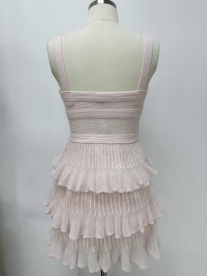 NIGO Chanel Dress Mohair and Silk Light Pink #nigo337221