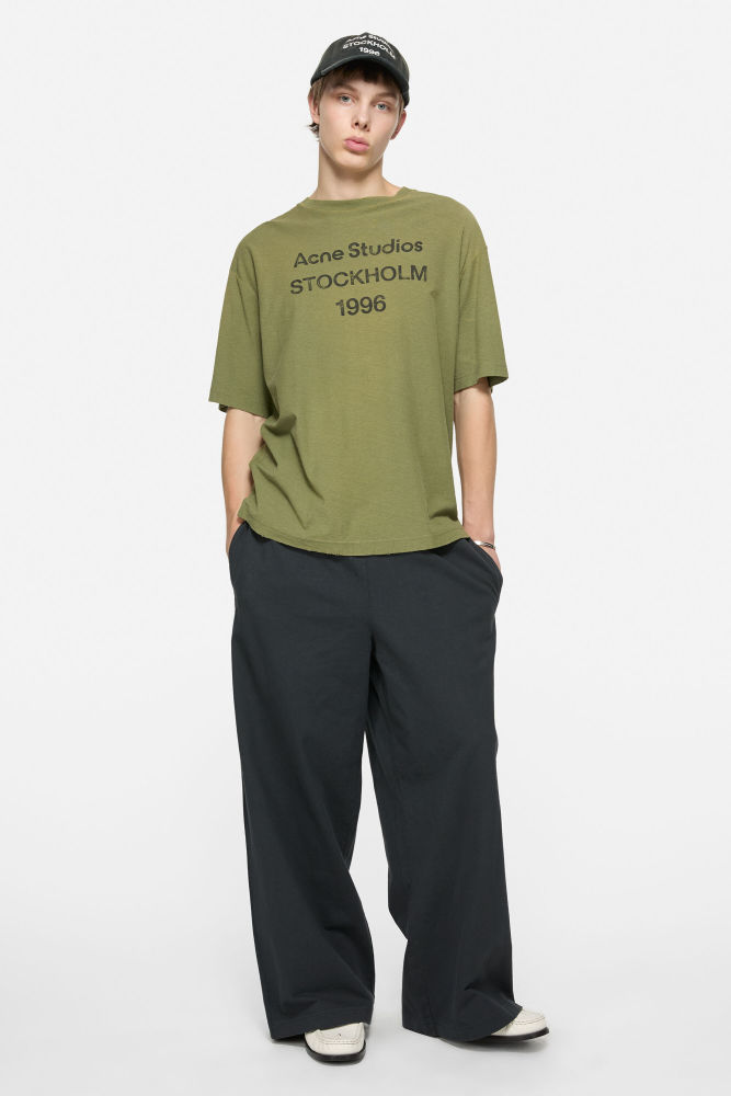 NIGO Acne Studios Logo T-shirt Relaxed Fit Cotton #nigo337208