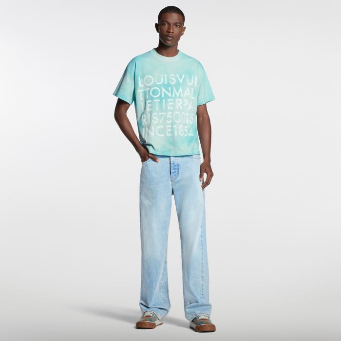 NIGO Louis Vuitton Tie-Dye Printed T-Shirt #nigo337261