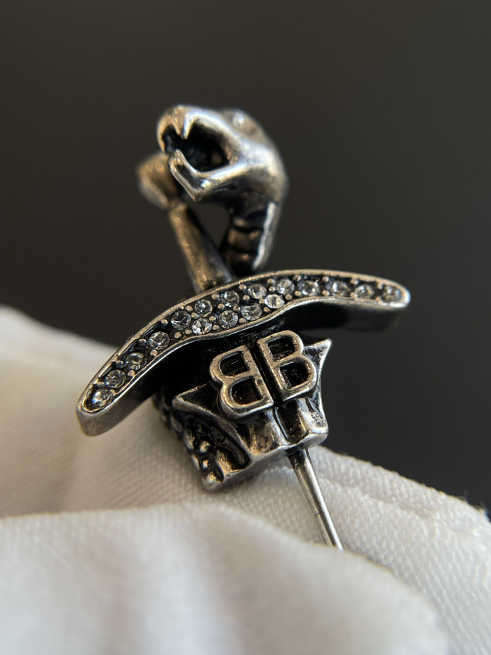 NIGO Balenciaga Goth Snake Earring in Antique #nigo337227
