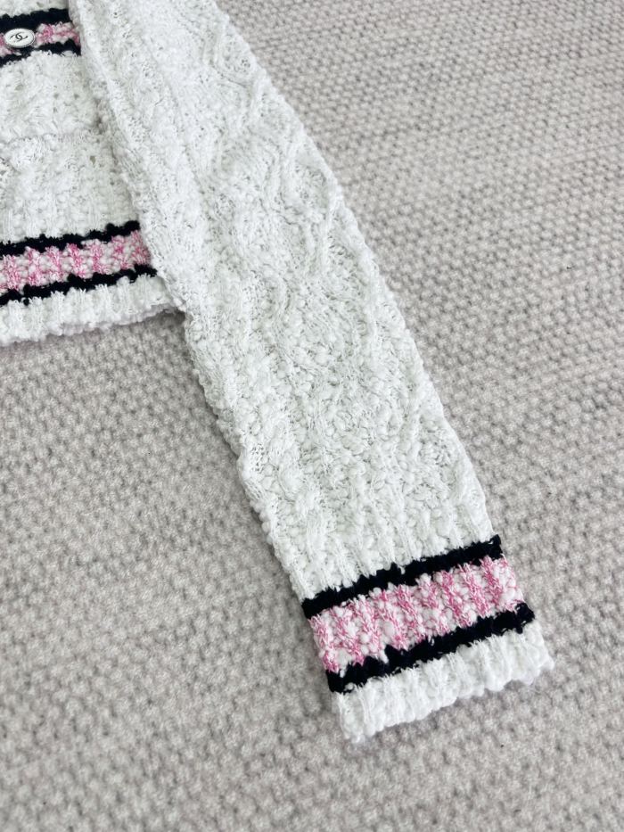 NIGO Chanel CC Logo Four Leaf Clover Cardigan #nigo303056
