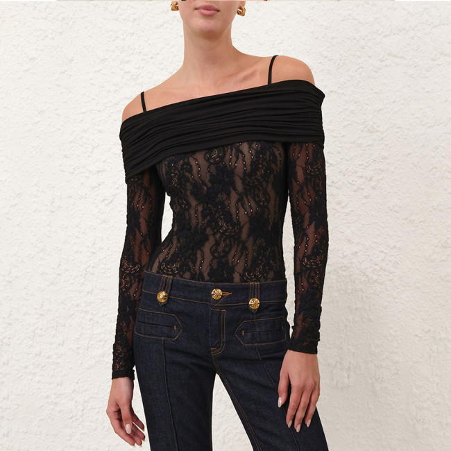 NIGO Zimmermann Rebellion Draped Bodysuit #nigo337254