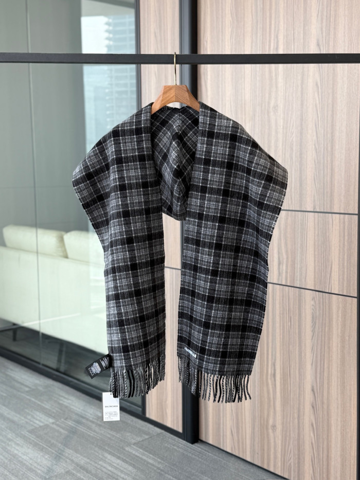 NIGO Balenciaga Men's Hooded Scarf in Grey #nigo336814