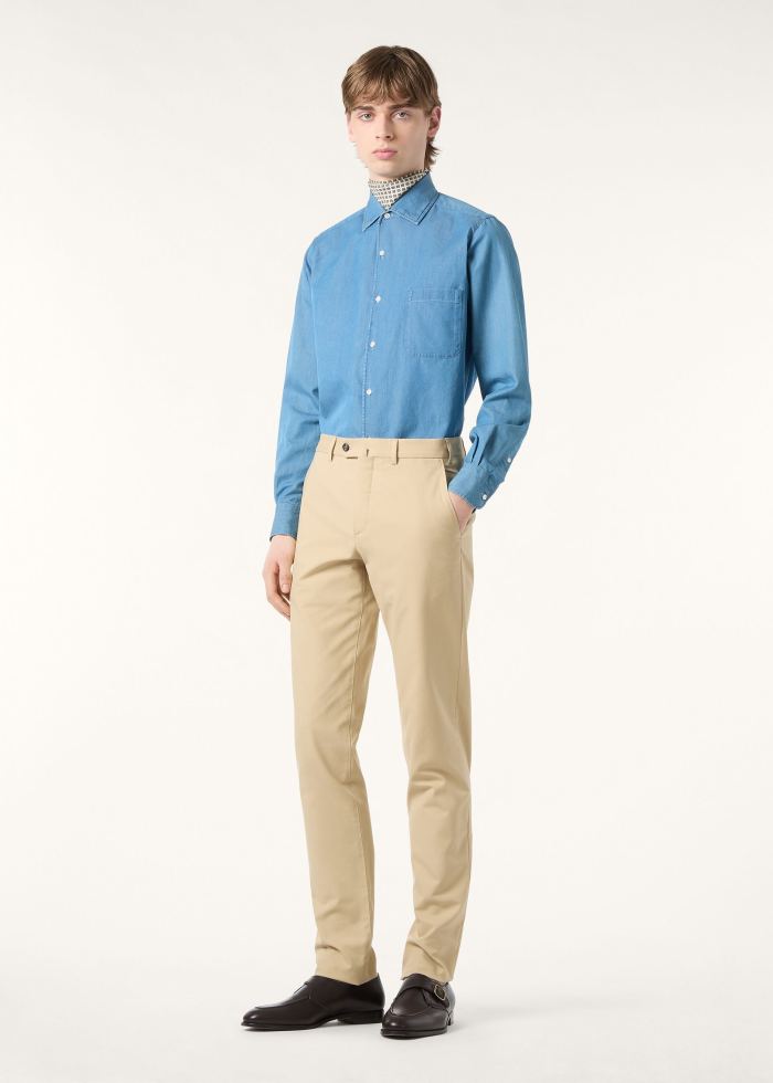 NIGO Loro Piana Top-quality Version André Shirt Cotton Ultra Stone-Washed #nigo375405