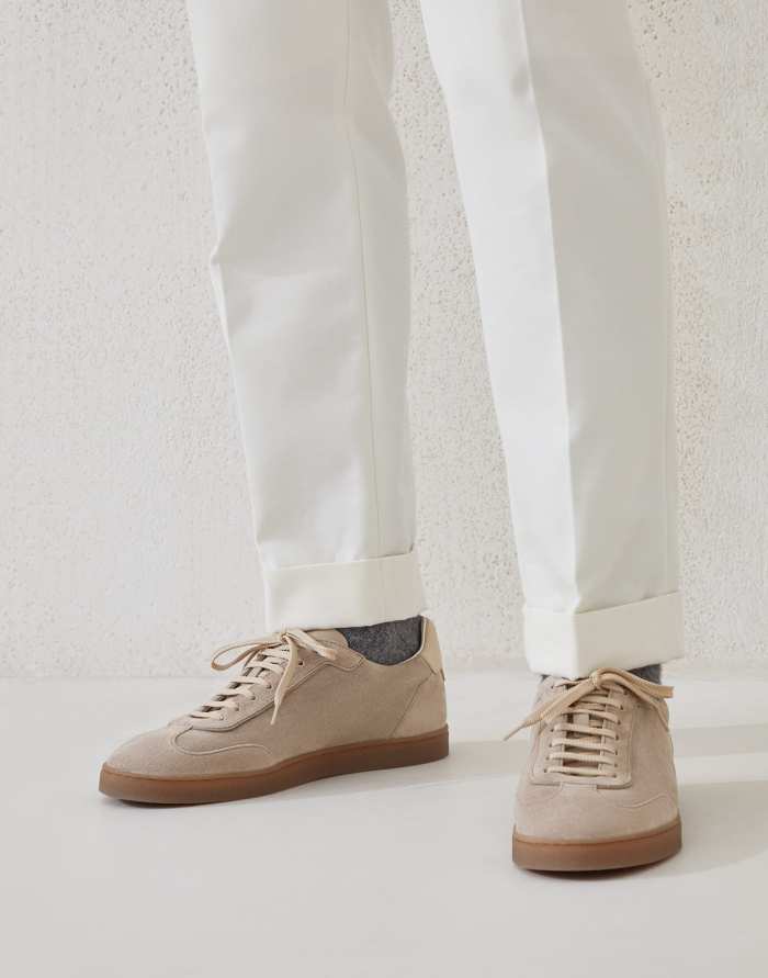 NIGO Brunello Cucinelli Top-quality Version Men's Suede sneakers #nigo375407