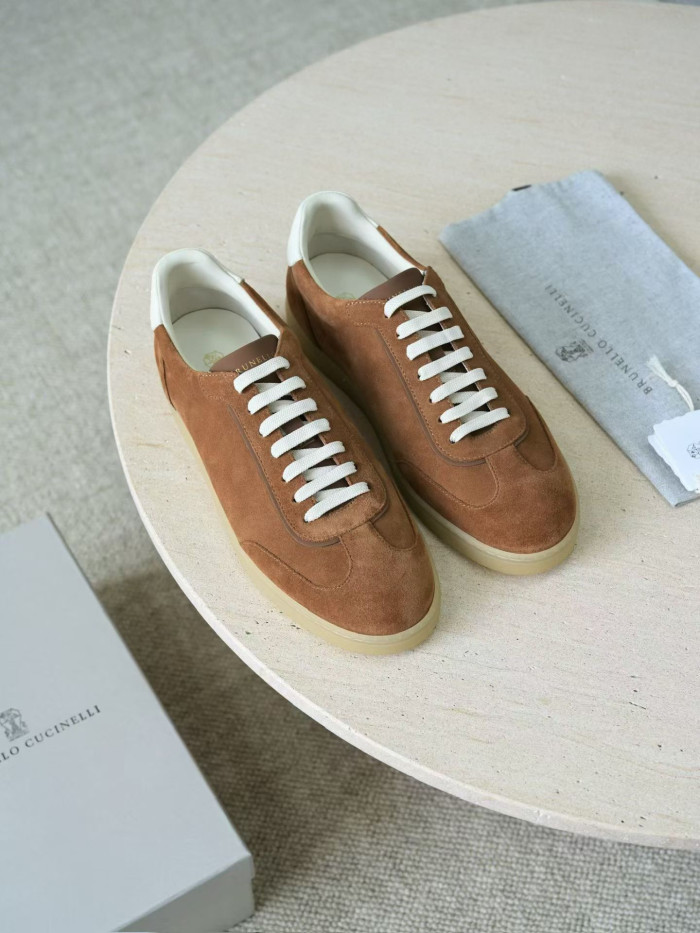 NIGO Brunello Cucinelli Top-quality Version Men's Suede sneakers #nigo375407