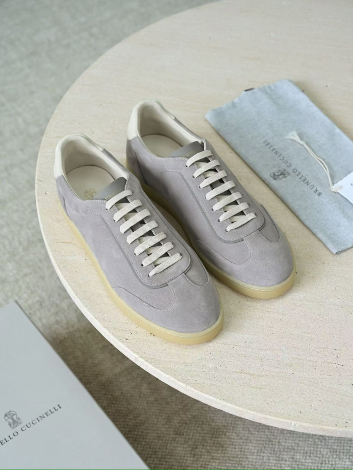 NIGO Brunello Cucinelli Top-quality Version Men's Suede sneakers #nigo375407