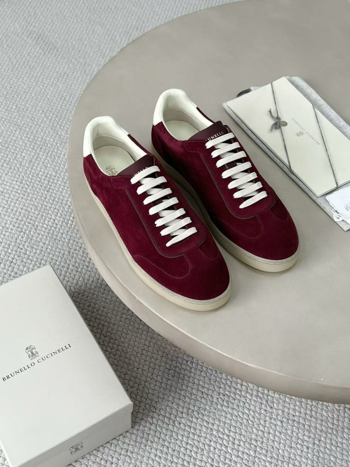 NIGO Brunello Cucinelli Top-quality Version Men's Suede sneakers #nigo375407