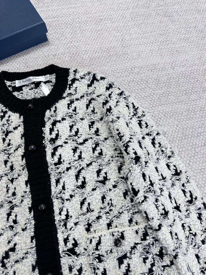 NIGO Dior Top -quality Version Houndstooth Two-piece Cardigan #nigo307250