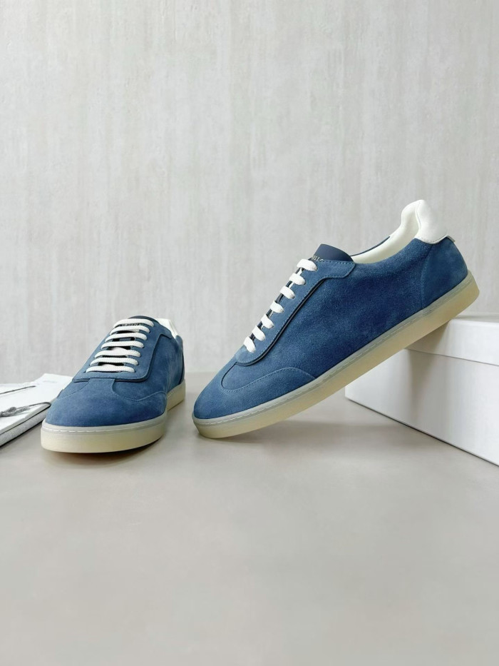 NIGO Brunello Cucinelli Top-quality Version Men's Suede sneakers #nigo375407