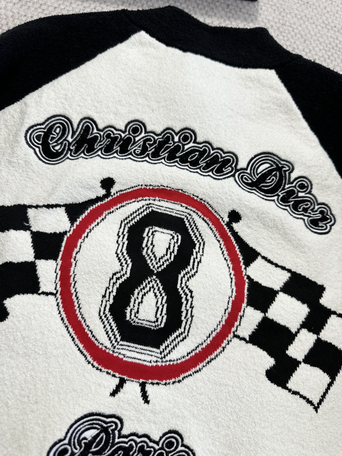NIGO Dior Top-quality Version Dior Race Graphic Cotton Blend Bomber Jacket #nigo375486