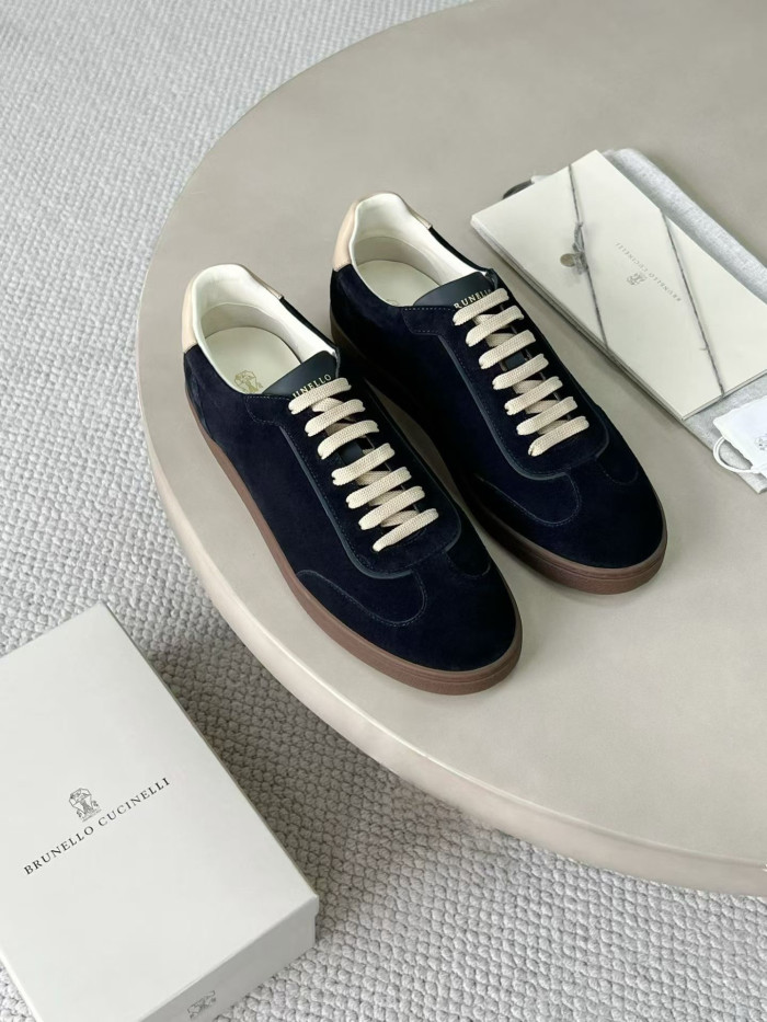 NIGO Brunello Cucinelli Top-quality Version Men's Suede sneakers #nigo375407