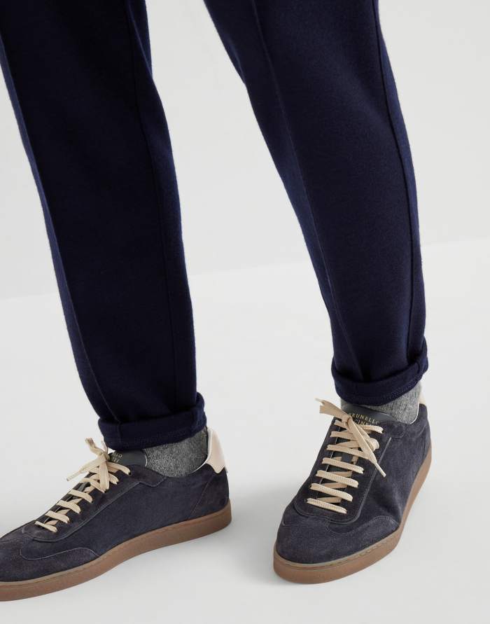 NIGO Brunello Cucinelli Top-quality Version Men's Suede sneakers #nigo375407