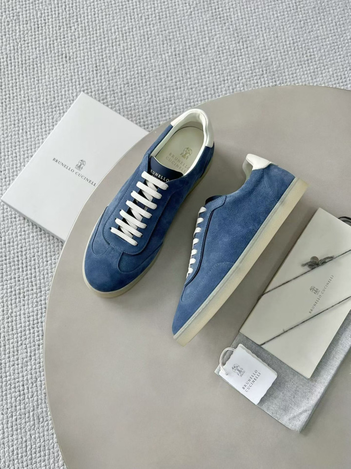 NIGO Brunello Cucinelli Top-quality Version Men's Suede sneakers #nigo375407