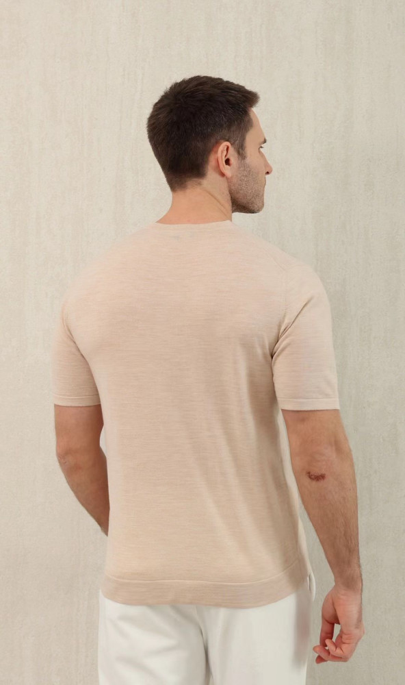 NIGO Loro Piana Top-quality Version Men's T-Shirt Cotton#nigo375406
