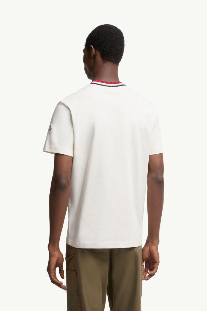 NIGO Moncler Burgundy Embroidered Logo Cotton T-Shirt Polos T-shirts #nigo375498