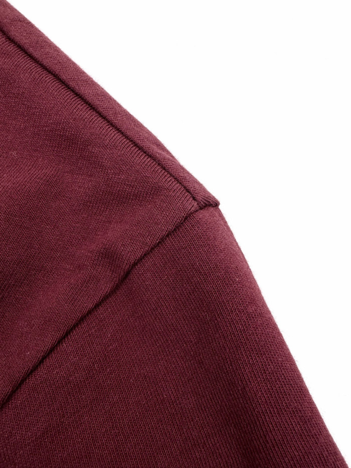 NIGO Moncler Burgundy Embroidered Logo Cotton T-Shirt Polos T-shirts #nigo375498