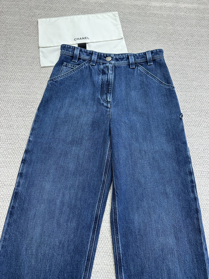 NIGO Chanel Top-quality Version Jeans Washed Denim #nigo375500