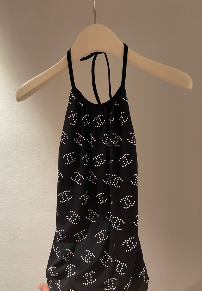 NIGO Chane Printed One-Piece Black Swimwear Clothing #nigo375530