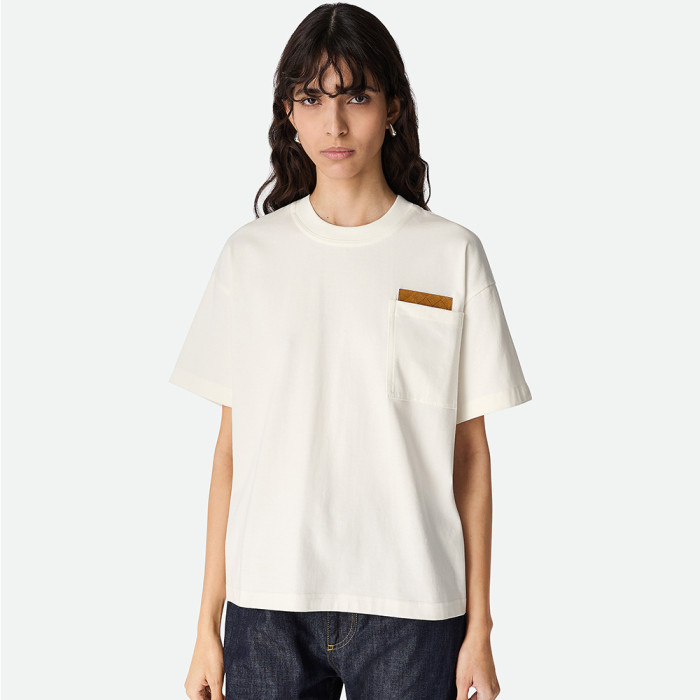 NIGO Bottega Veneta Men's and Women's Pima Cotton Jersey T-Shirt #nigo315622