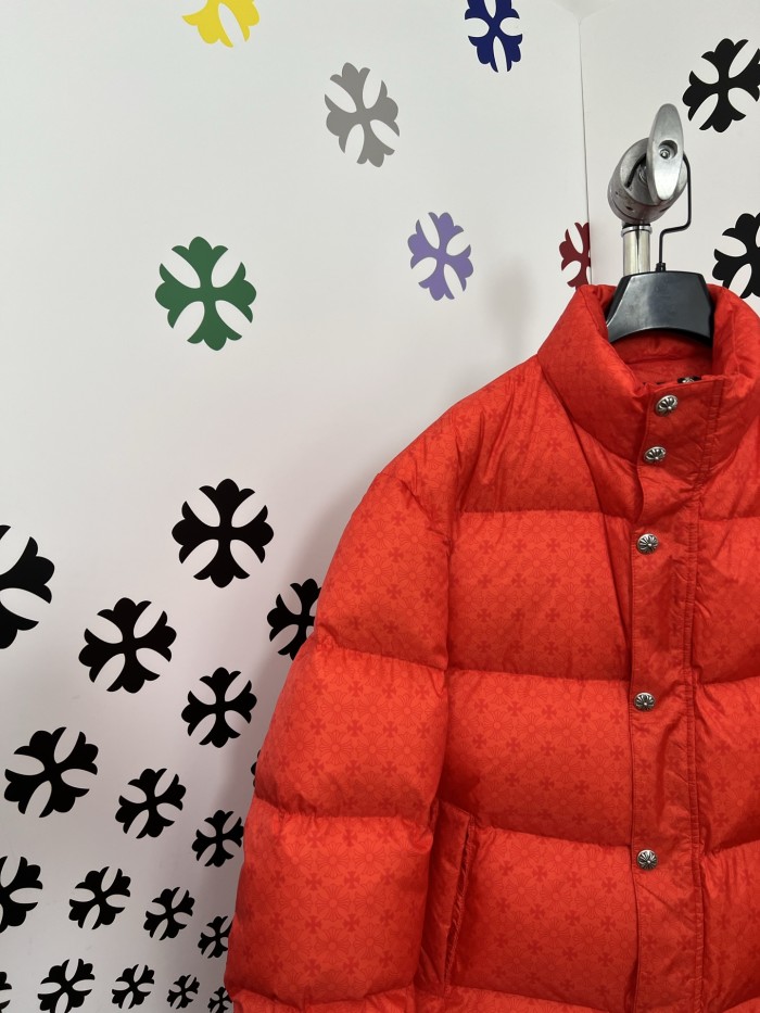 NIGO Chrome Hearts Red Goose Down Jacket #nigo375548