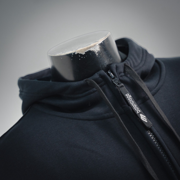 NIGO Balenciaga 3b Sports Icon Zip-up Hoodie in Washed Black White #nigo375599