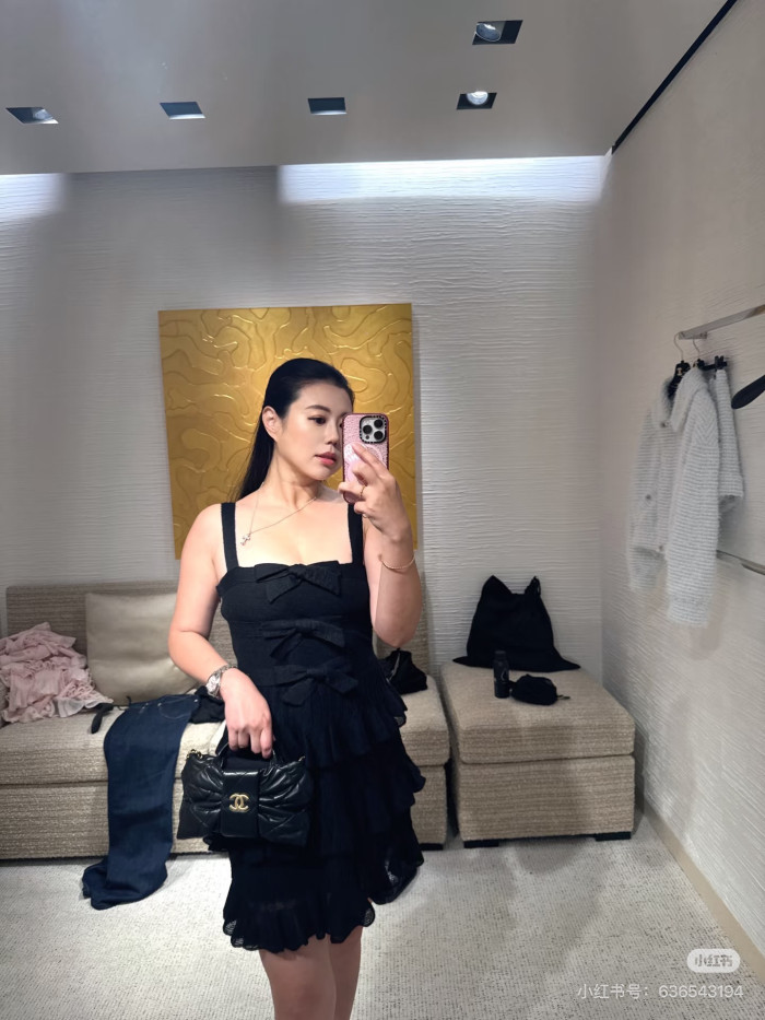 NIGO Chanel Dress Mohair and Silk Light Pink #nigo337221