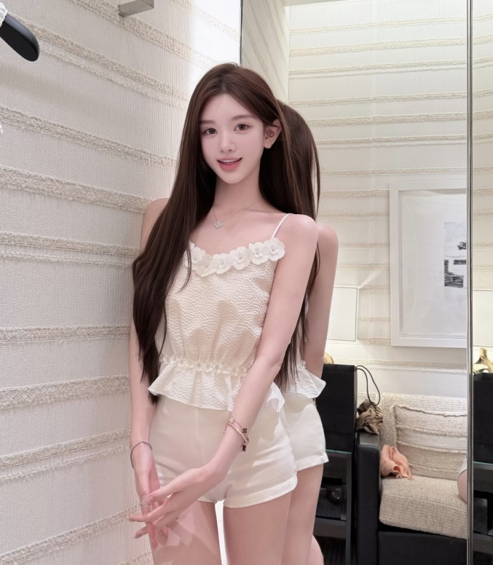 NIGO Chanel Top Embroidered Cotton White #nigo375690