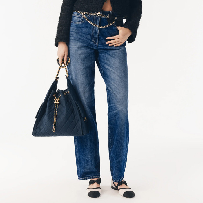 NIGO Chanel Top-quality Version Jeans Washed Denim Blue #nigo325473
