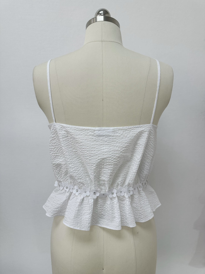 NIGO Chanel Top Embroidered Cotton White #nigo375690