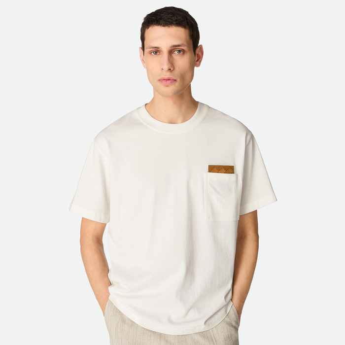 NIGO Bottega Veneta Men's and Women's Pima Cotton Jersey T-Shirt #nigo315622