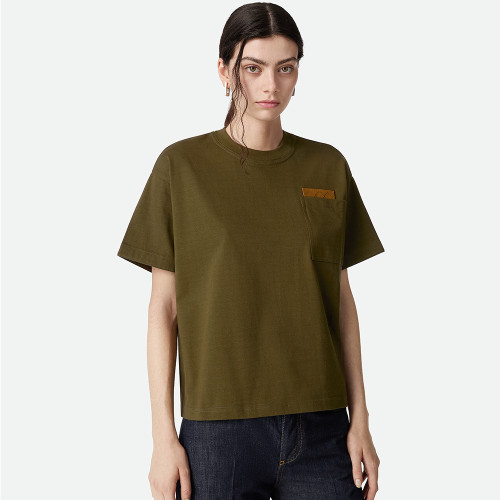 NIGO Bottega Veneta Men's and Women's Pima Cotton Jersey T-Shirt #nigo315622
