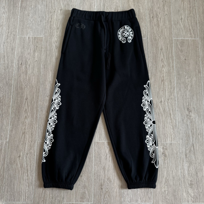 NIGO Chrome Hearts Side Floral Leg Pattern Hooded Sweatshirt Pants #nigo375724